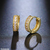 Round Ear Hoops Pair