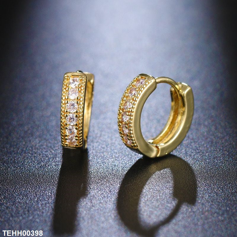 Round Ear Hoops Pair