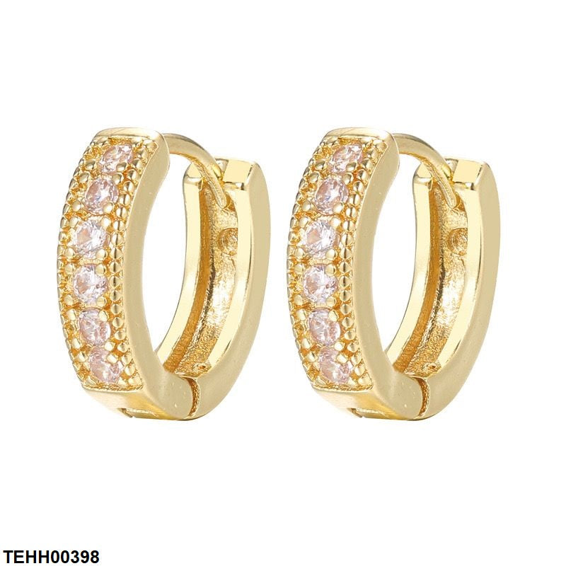 Round Ear Hoops Pair