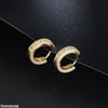 Round Ear Hoops Pair