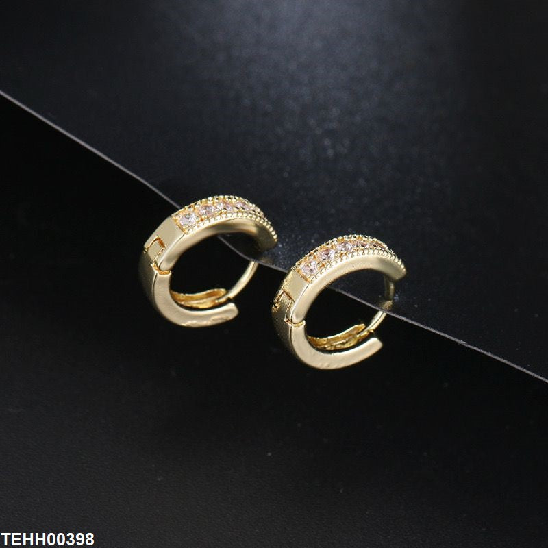 Round Ear Hoops Pair