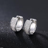 Round Ear Hoops Pair