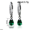 Tear Drop Hoops