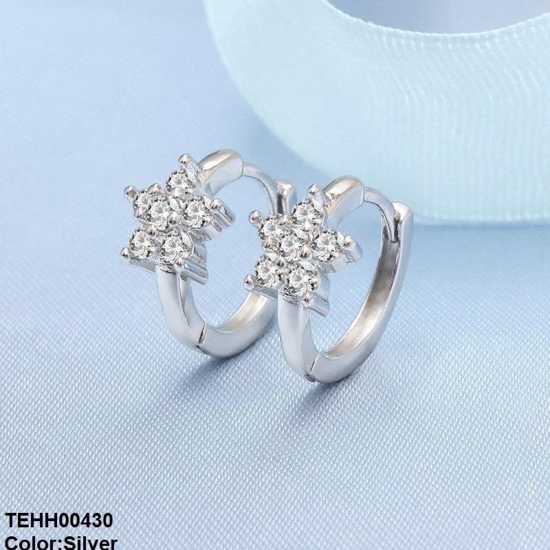Star Ear Hoops Pair