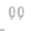 Round Ear Hoops Pair