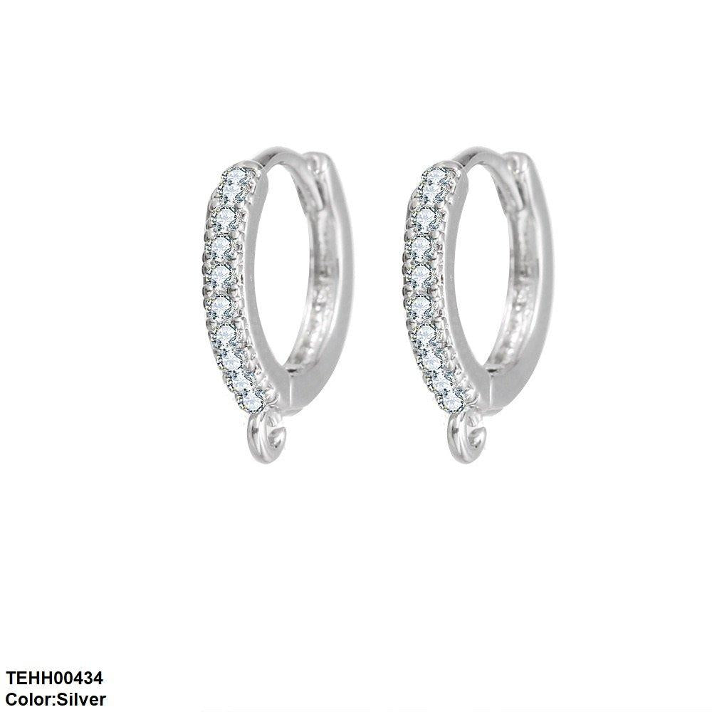 Round Ear Hoops Pair