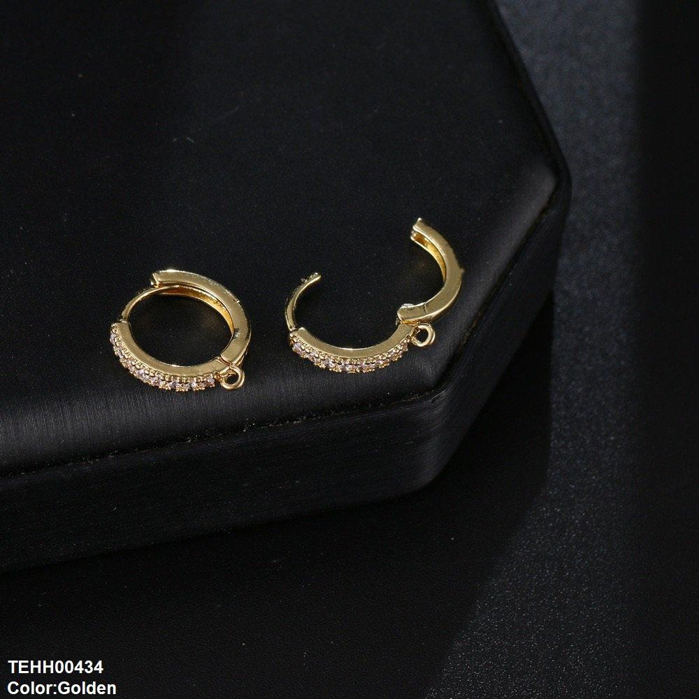Round Ear Hoops Pair