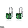 Square Shape Ear Hoops Pair