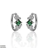Square Hoops Pair