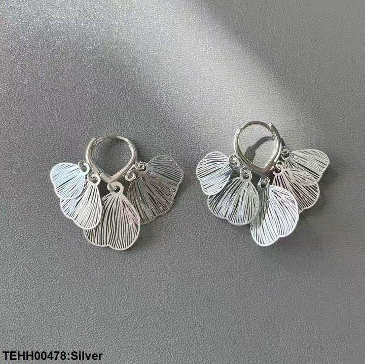 Butterfly wings Ear Hoops Pair