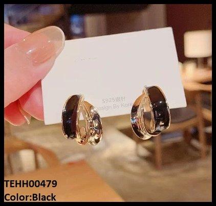 Double Layer Hoops Pair