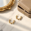 C Shape Hoops Pair