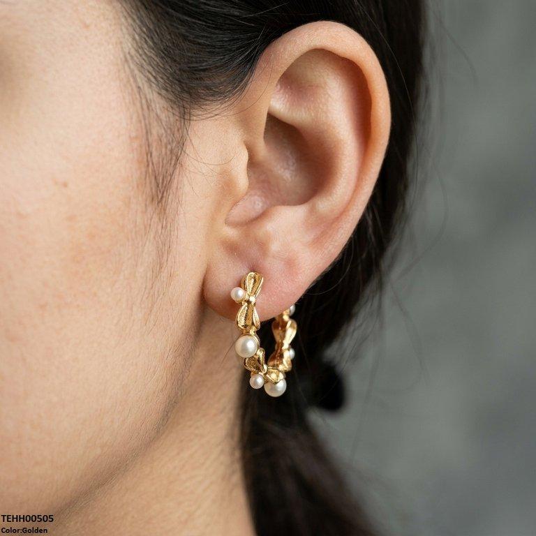 C Shape Hoops Pair