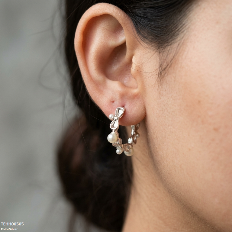 C Shape Hoops Pair