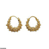 Round Ear Hoops Pair