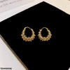 Round Ear Hoops Pair
