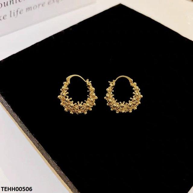 Round Ear Hoops Pair