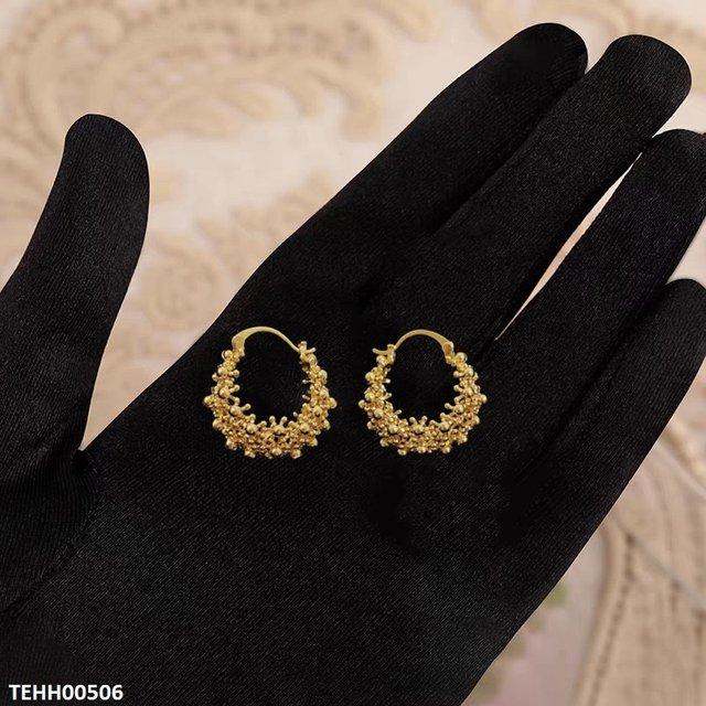 Round Ear Hoops Pair