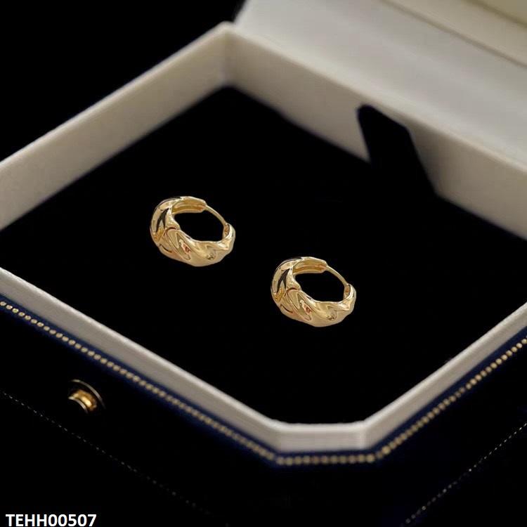 Round Stainless Steel Ear Hoops Pair