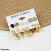 6 Differ Ear Hoops Pair