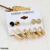 6 Differ Ear Hoops Pair