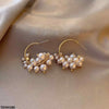Pearl C-Shape Ear Hoops Pair