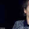 Round-X Ear Hoops Pairs