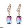Radiant Drop Ear Hoops Pair