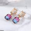 Radiant Drop Ear Hoops Pair