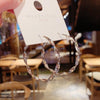 Cerved Hoops Pair
