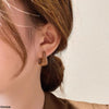 Curb Ear Hoops Pair