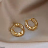 C-Check Ear Hoops Pair