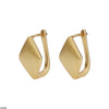 Square Hoops Pair