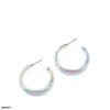 Round Ear Hoops Pair