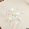 Round Ear Hoops Pair