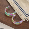 Round Ear Hoops Pair