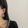 Round Ear Hoops Pair