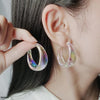 Round Ear Hoops Pair