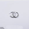 C/Shape Ear Hoops Pair
