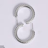 C/Shape Ear Hoops Pair