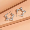 Star Ear Hoops Pair