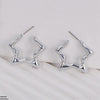 Star Ear Hoops Pair