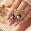 QSJTear/Flower Zircon Earrings