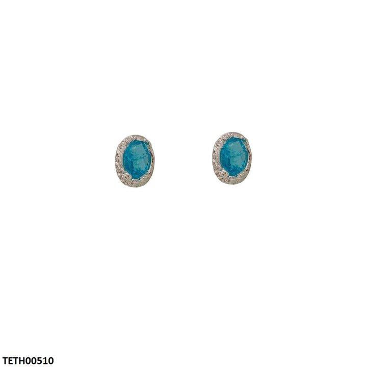 Oval Stone Tops Pair