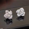 Rose Flower Stud Tops Pair