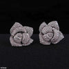 Rose Flower Stud Tops Pair