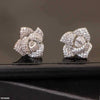 Rose Flower Stud Tops Pair