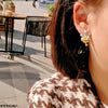 Flower Zircon Earrings