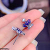 Zircon Crown Sterling Tops Pair