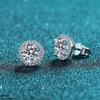 Round Step Ear Tops Pair